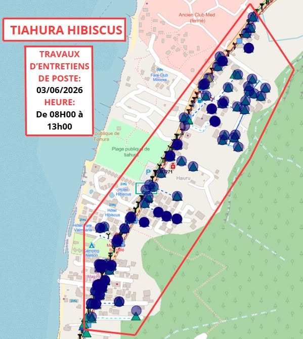 Affiche — MooreaNews [INFO COUPURE D’ÉLECTRICITÉ – TIAHURA 03.
