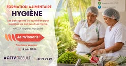 Affiche — Participez à notre prochaine session de formation en hygiène alimentaire le 8 juin 2026 !