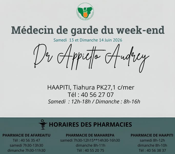 Affiche — 🚑 Médecin de garde : un service essentiel à votre disposition Afin de garantir la continuité des soins en dehors des horaires habituels de consultation, nous vous informons du médecin de garde pour..