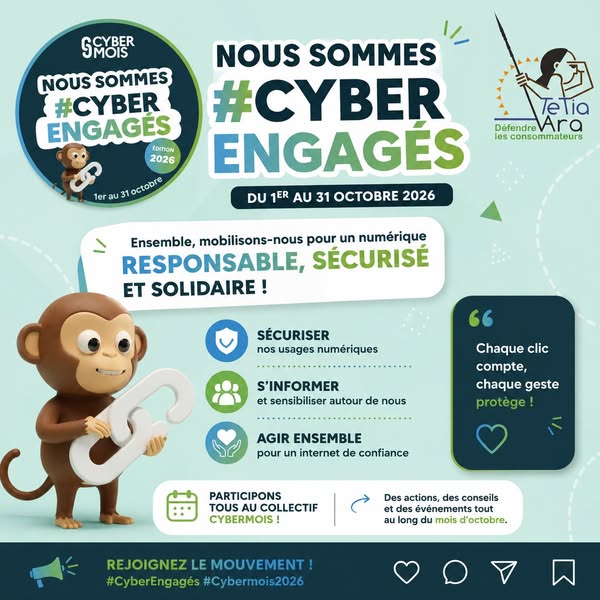 Affiche — #TeTiaAra s’engage cette année dans le 𝐜𝐨𝐥𝐥𝐞𝐜𝐭𝐢𝐟 𝐂𝐲𝐛𝐞𝐫𝐦𝐨𝐢𝐬 𝟐𝟎𝟐𝟔. Cette action citoyenne et bénévole vise à intégrer l’association Te Tia Ara au collectif national pour sensibilis