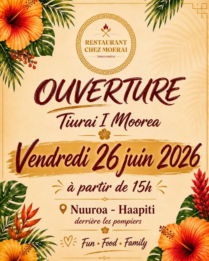 Affiche — 🌺 Petit changement de programme pour Chez Moerai 🌺