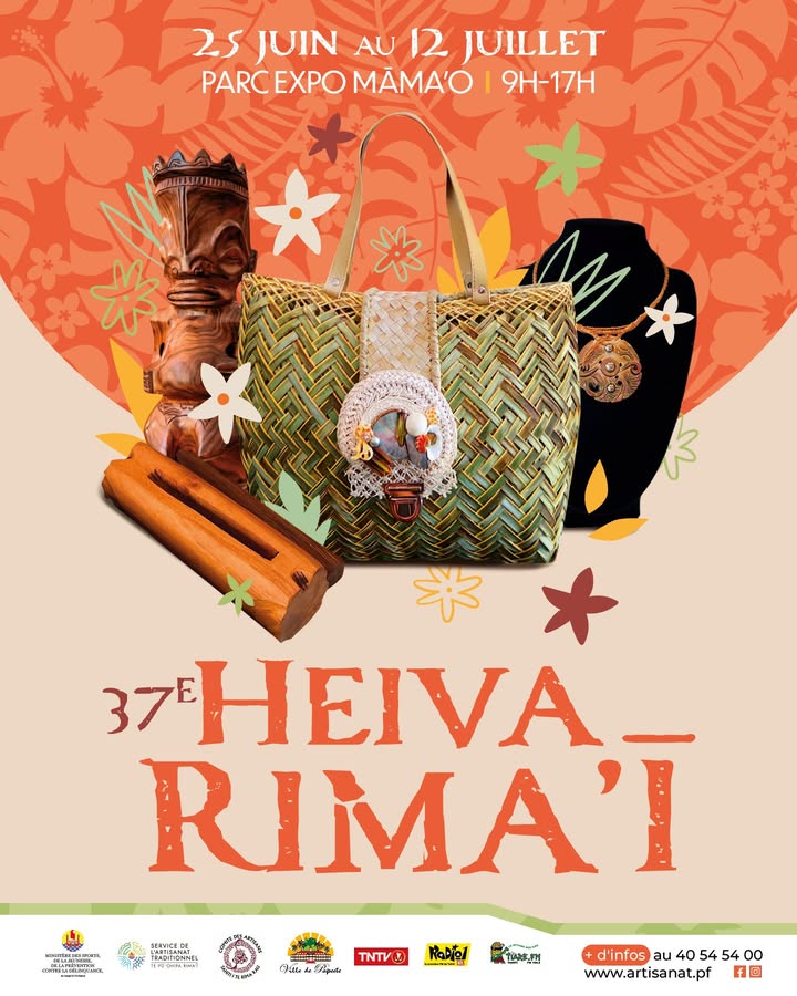 Affiche — 🌺 J-3 | Le 37e Heiva Rima’ī fait son grand retour !