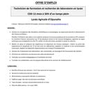 Affiche — [OFFRE D'EMPLOI] 📢 Le Lycée d'Opunohu cherche à recruter un Technicien de formation et recherche de laboratoire…