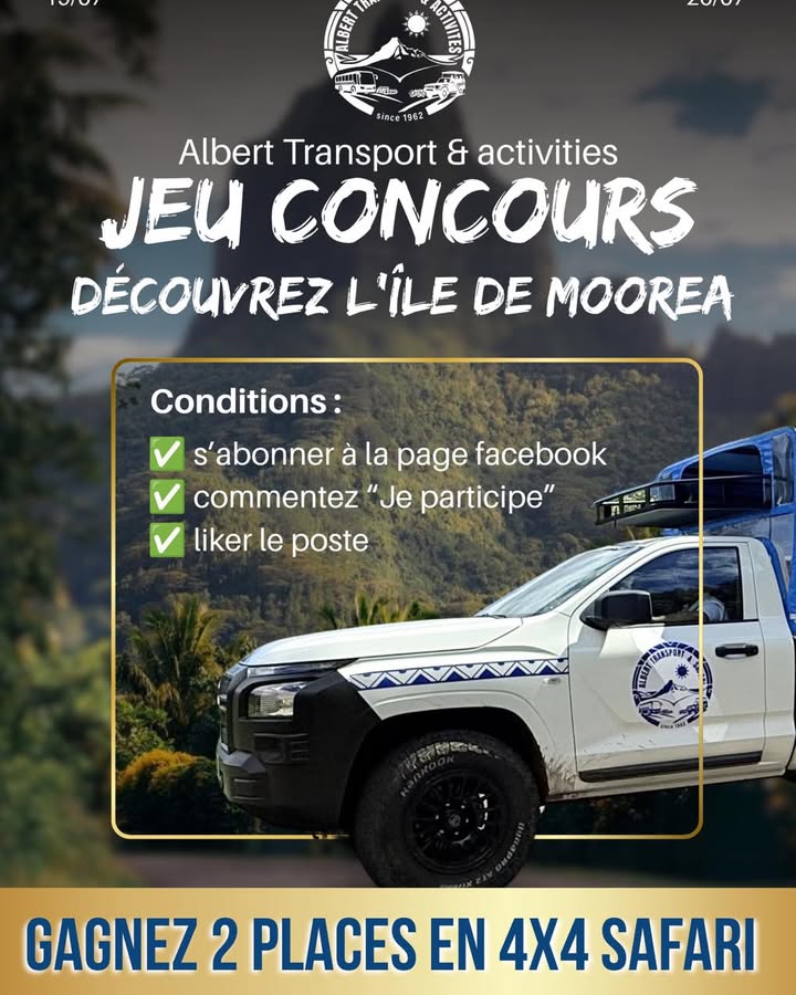 Affiche — 🎉 JEU CONCOURS — 2 PLACES SAFARI À GAGNER !