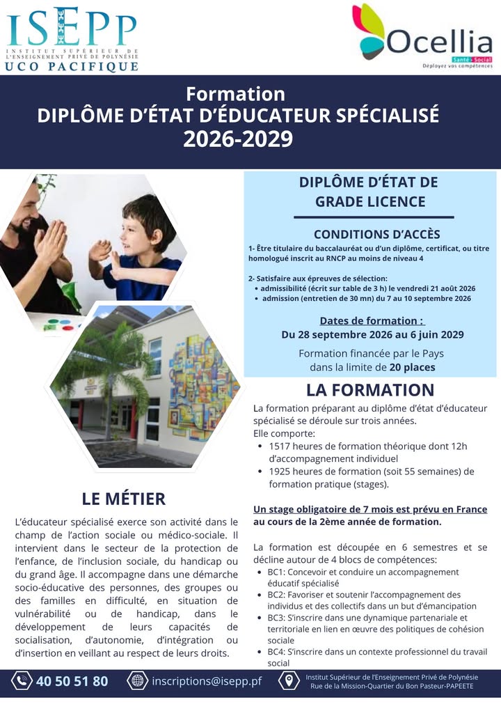 Affiche — 📣​[FORMATION] Envie d'exercer un métier porteur de sens ?
