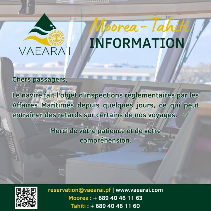 Affiche — 📢🔔 INFO TRAFIC | Avis aux passagers 🚢