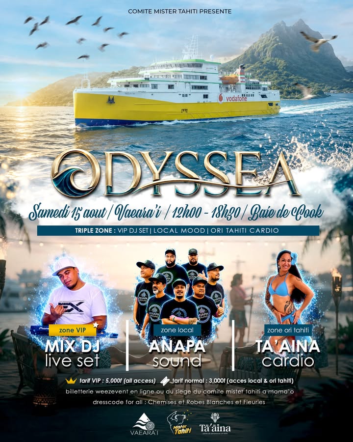 Affiche — 🌊 ODYSSEA on Vaeara'i