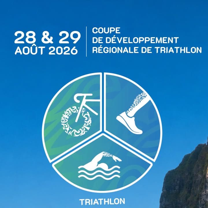 Affiche — 🏃♀️ Moorea se prépare à vivre une journée 100 % triathlon !