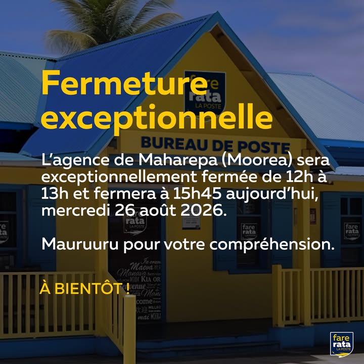 Affiche — FARE RATA | INFORMATION CLIENTÈLE