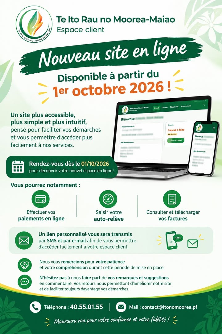 Affiche — 📢 [Découvrez le nouveau site de Te Ito Rau]