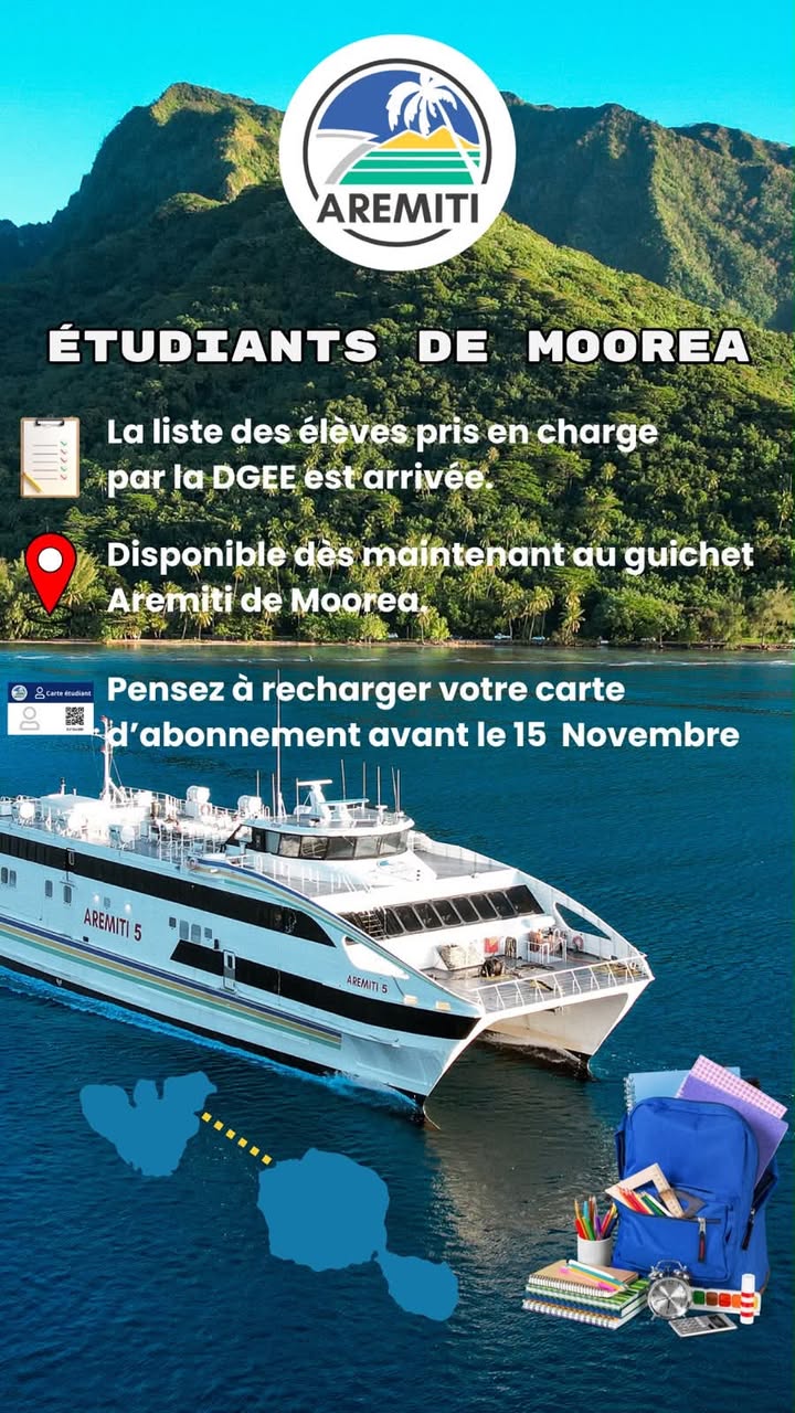 ÉTUDIANTS DE MOOREA